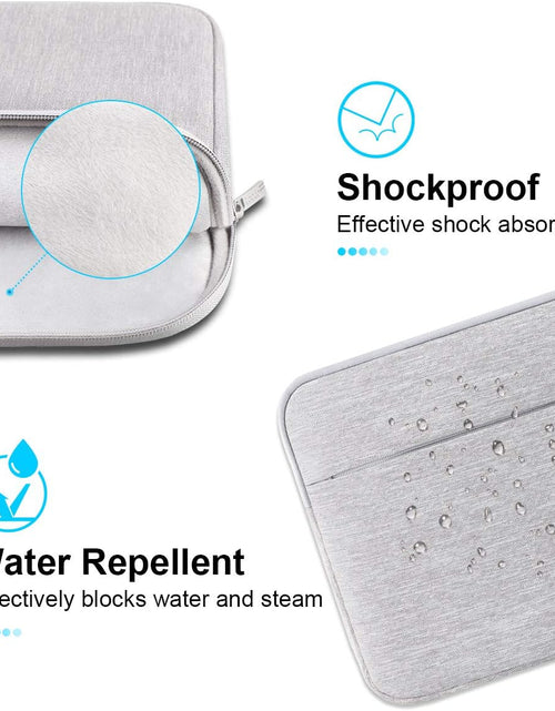 Load image into Gallery viewer, 15.6 Inch Laptop Sleeve Case Computer Bag for 15.6" Acer Aspire/Predator, Inspiron, ASUS Zenbook Pro 15 Vivobook, HP Pavilion, Lenovo Ideapad 330, Thinkpad E590, Chromebook Water Resistant, Gray
