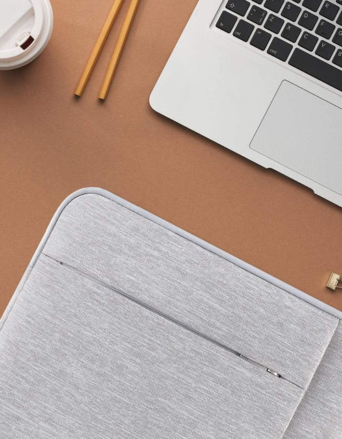 Load image into Gallery viewer, 15.6 Inch Laptop Sleeve Case Computer Bag for 15.6" Acer Aspire/Predator, Inspiron, ASUS Zenbook Pro 15 Vivobook, HP Pavilion, Lenovo Ideapad 330, Thinkpad E590, Chromebook Water Resistant, Gray
